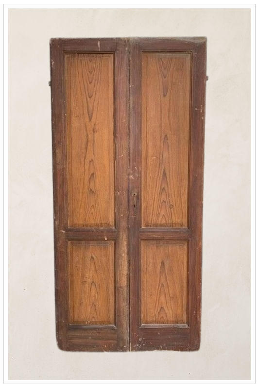 Porta dipinta finto legno