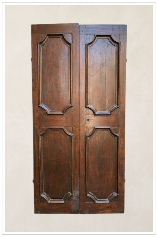 Porta in legno patinato